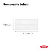 OXO Good Grips POP Removable Labels - Corkys Coffee