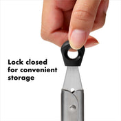 OXO Good Grips Stainless Steel Locking Mini Tongs - 7" - Corkys Coffee
