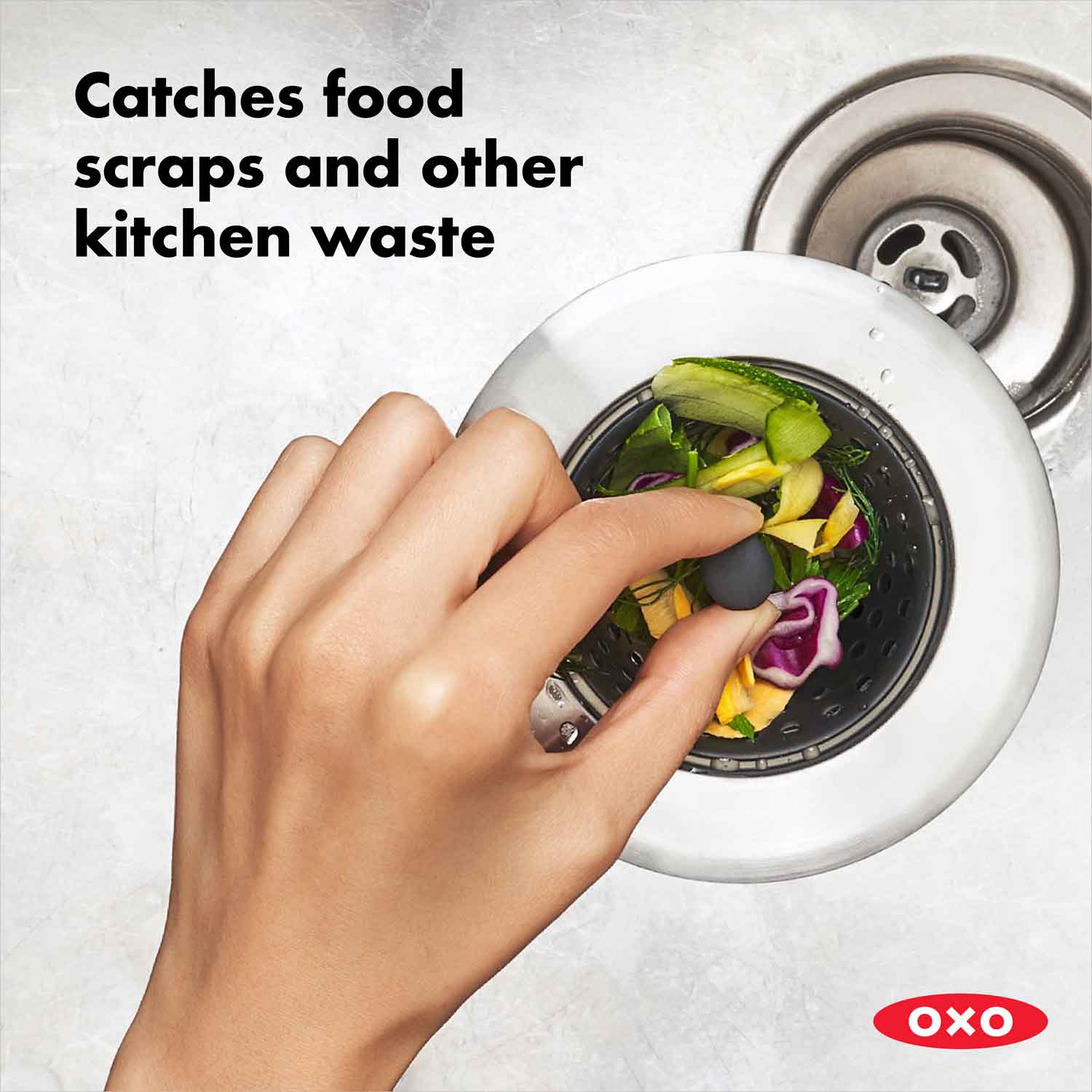 OXO Silicone Sink Strainer Basket - Corkys Coffee