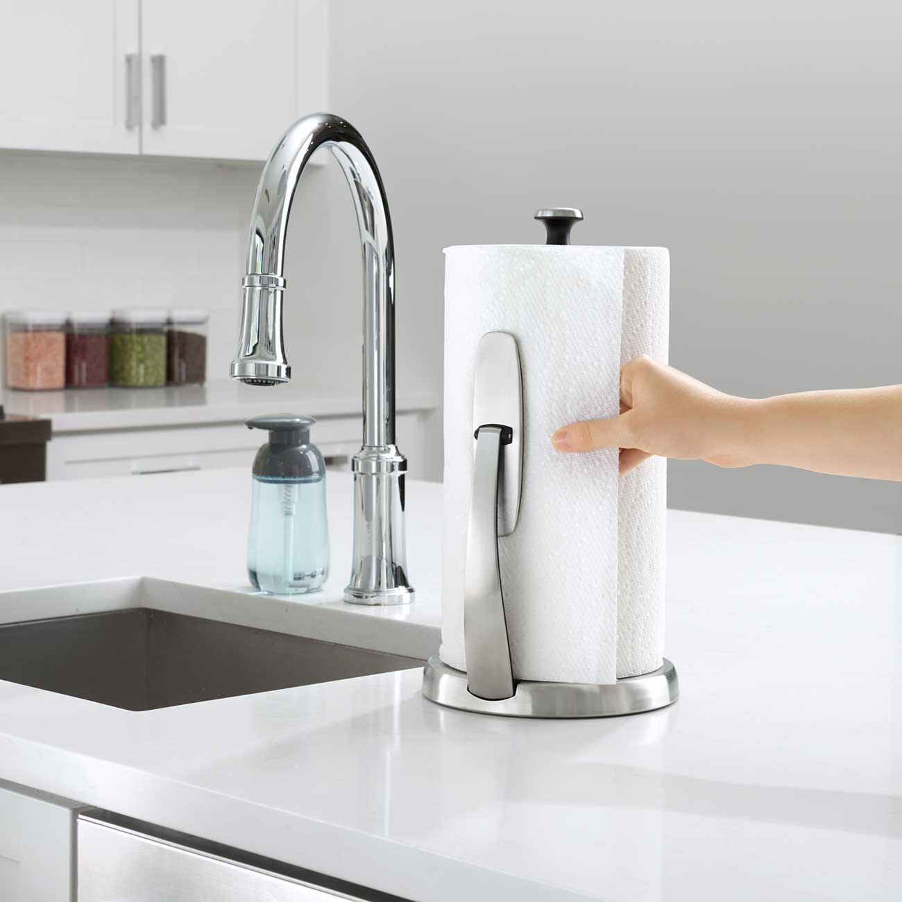 OXO SimplyTear Countertop Paper Towel Holder - Corkys Coffee