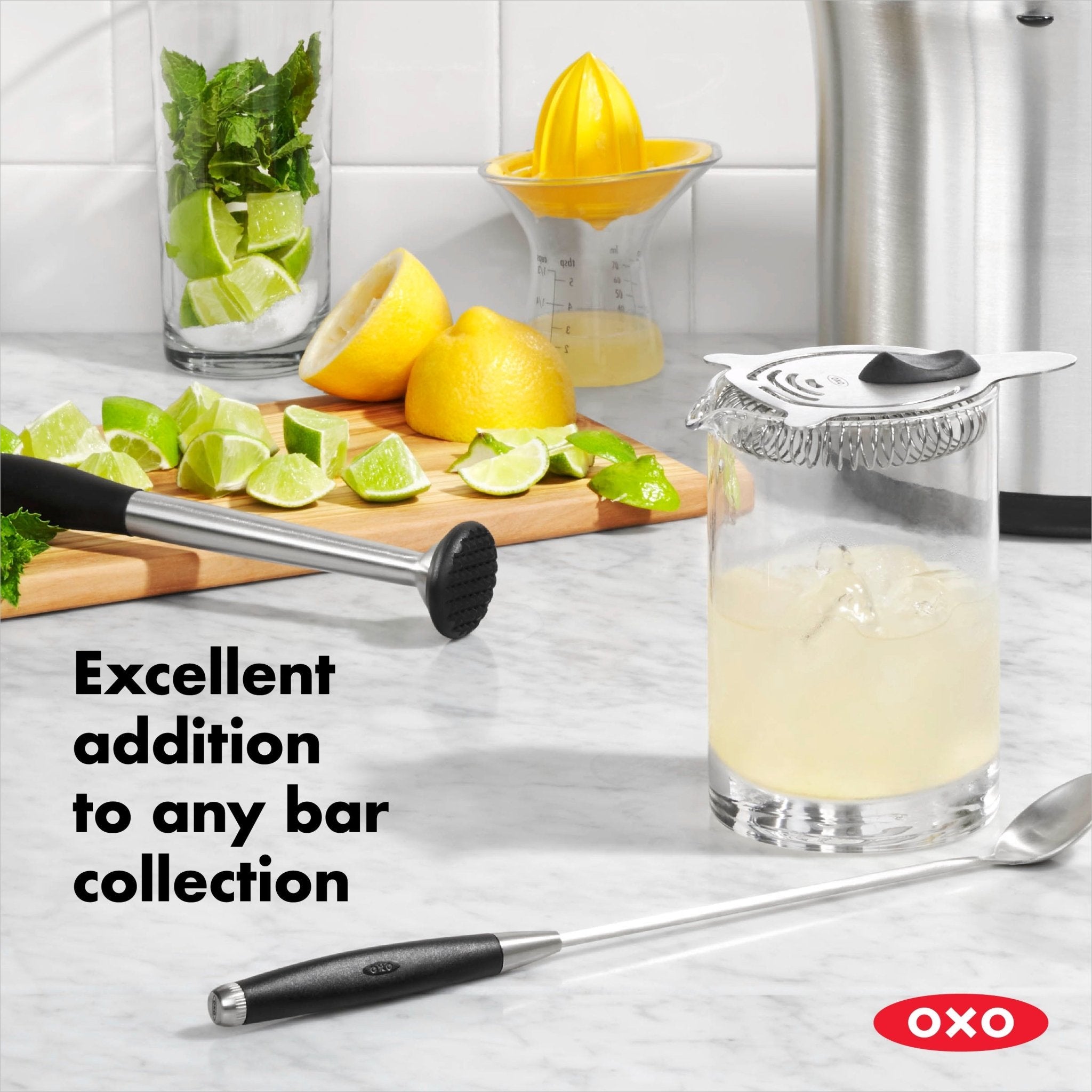 OXO SteeL Cocktail Strainer - Corkys Coffee