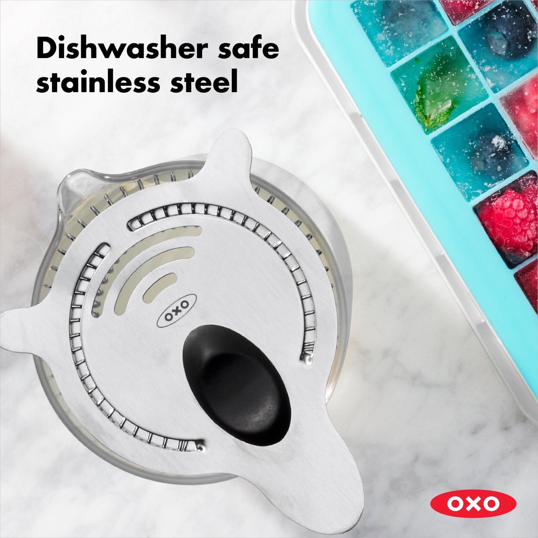 OXO SteeL Cocktail Strainer - Corkys Coffee