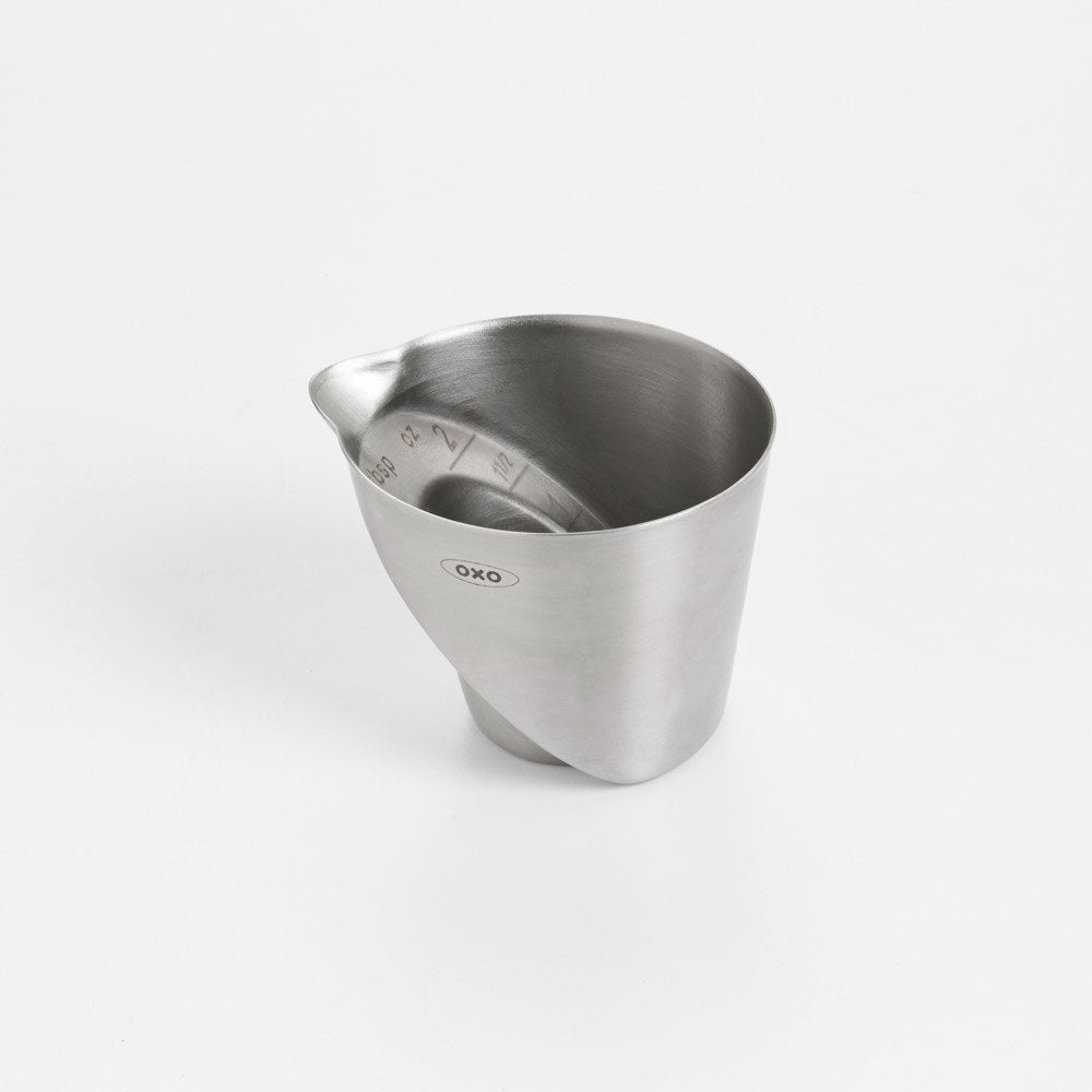OXO SteeL Stainless Jigger Angled Measuring Cup - Corkys Coffee