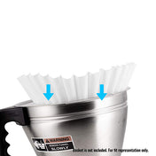 Paper Coffee Filters, Fits Batch Brewers - 11 1/2" x 3 3/4" (500 Count) - Corkys Coffee