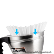 Paper Coffee Filters, Fits Batch Brewers - Size 13"x 5" (500 Count) - Corkys Coffee