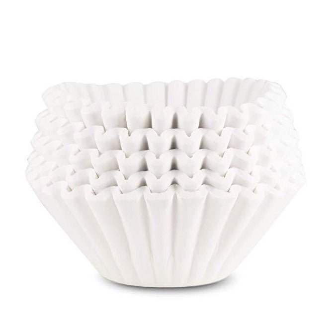 Paper Coffee Filters, Fits Batch Brewers - Size 18" X 7" (500 Count) - Corkys Coffee