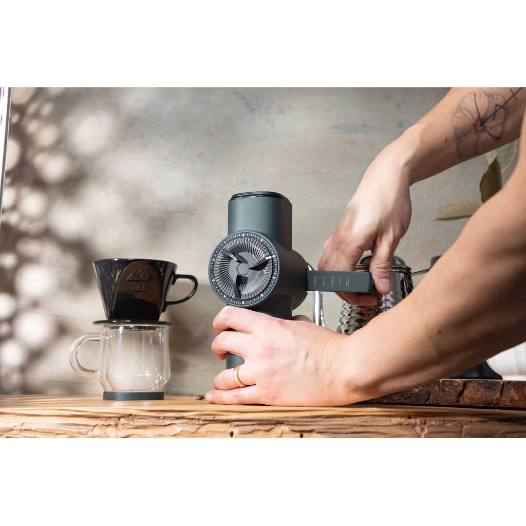 Pietro Pro Brewing Manual Coffee Grinder - Blue - Corkys Coffee