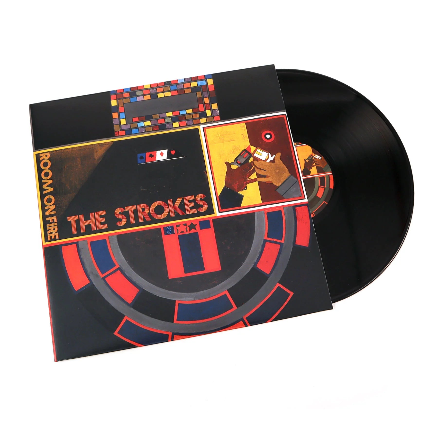 The Strokes - Room on Fire — vinyl LP album cover