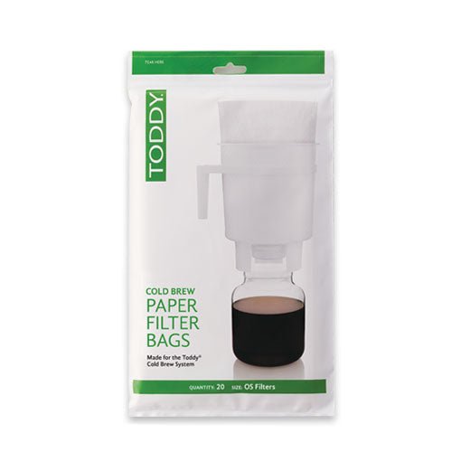 Toddy OS Paper Coffee Filter Bags - 20ct - Corkys Coffee