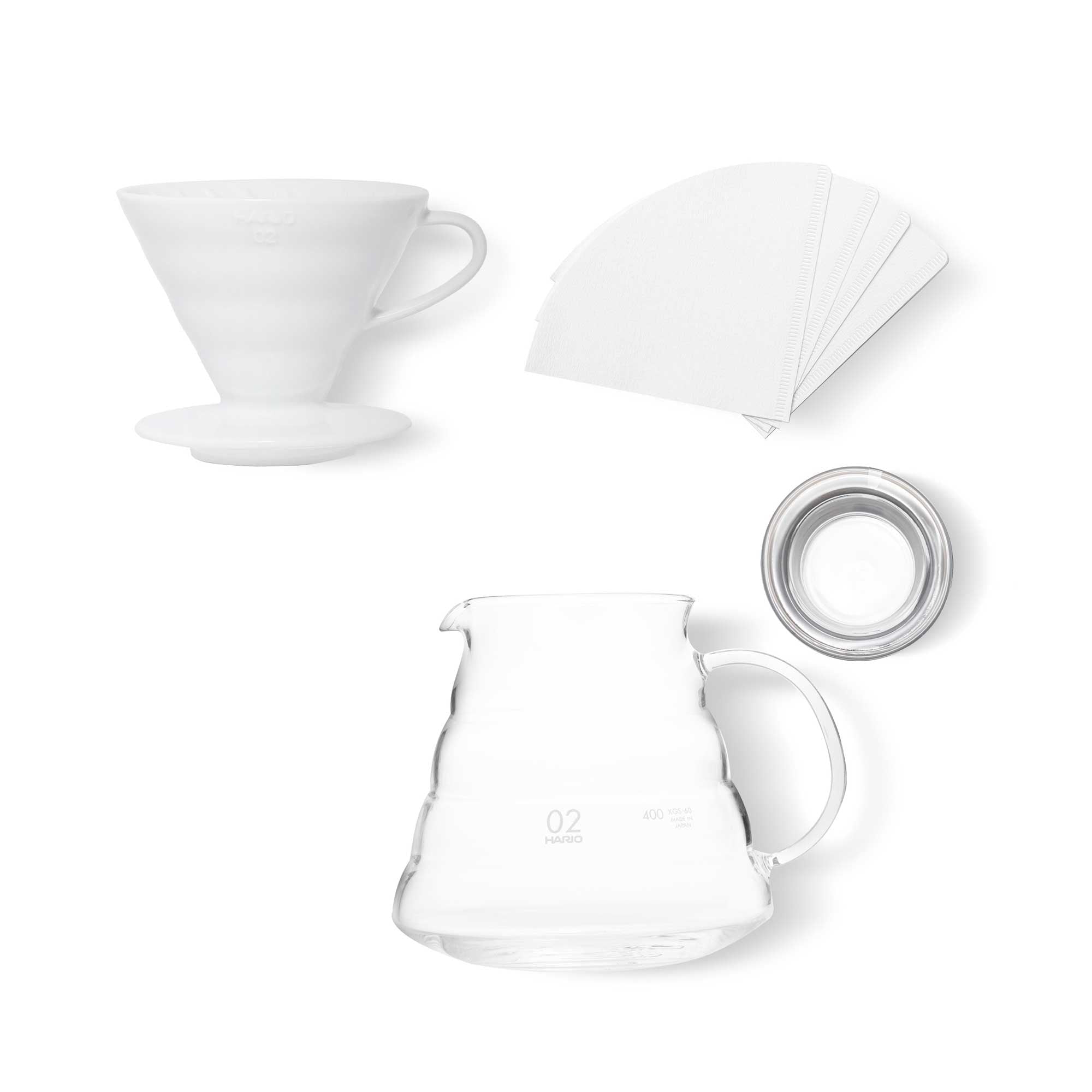 V60 02 Ceramic Pro Pour Over Coffee Set - Corkys Coffee