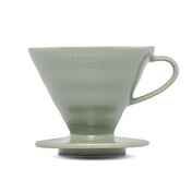V60 Ceramic Coffee Dripper 02 - Oil Green - Corkys Coffee