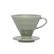 V60 Ceramic Coffee Dripper 02 - Oil Green - Corkys Coffee