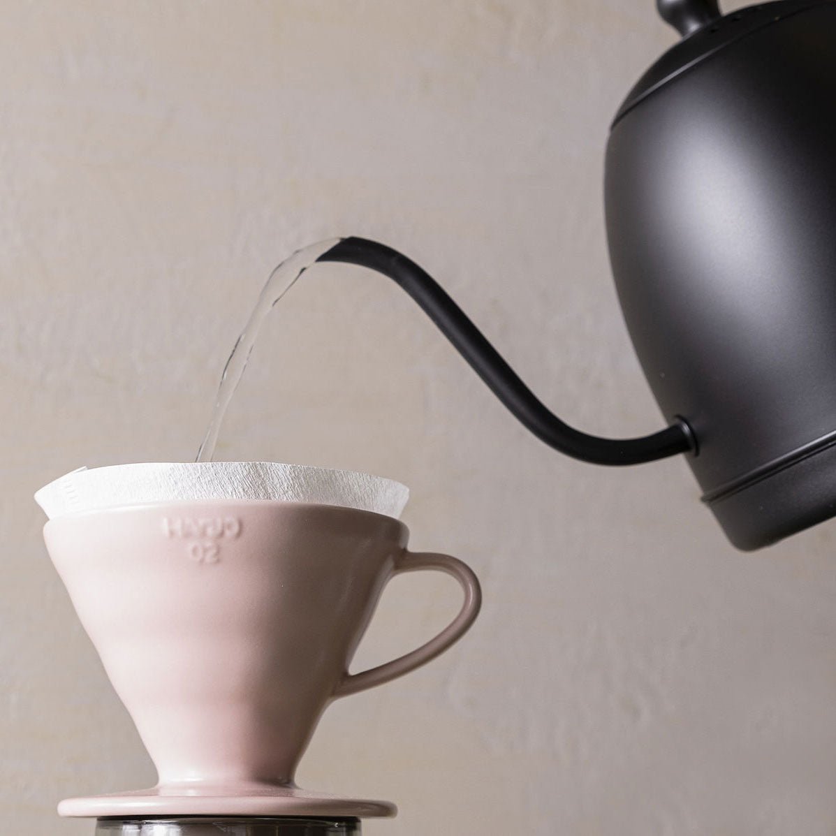 V60 Ceramic Coffee Dripper 02 - Pink - Corkys Coffee