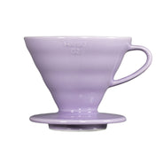 V60 Ceramic Coffee Dripper 02 - Purple - Corkys Coffee