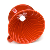 V60 Ceramic Coffee Dripper 02 - Red - Corkys Coffee