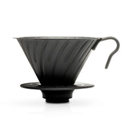 V60 Metal Coffee Dripper 02 - Black - Corkys Coffee
