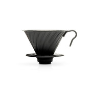 V60 Metal Coffee Dripper 02 - Black - Corkys Coffee