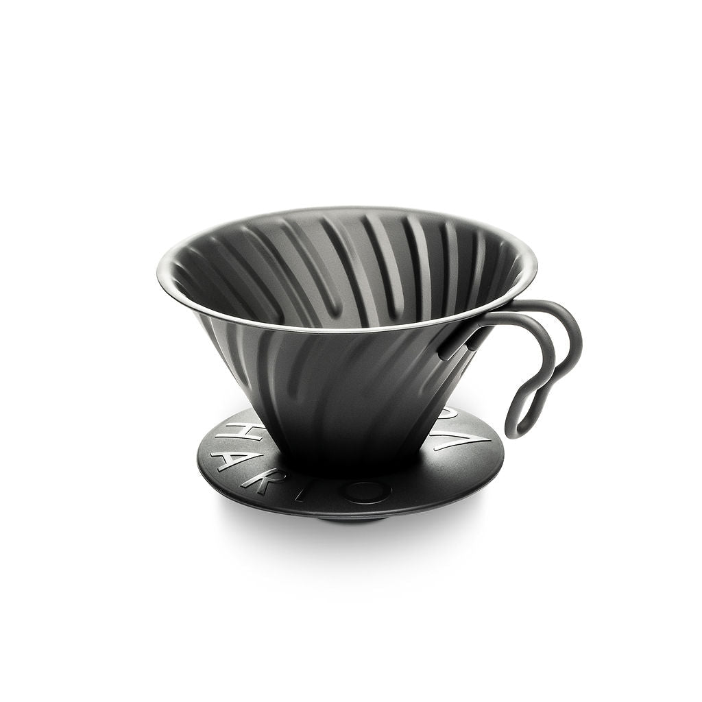 V60 Metal Coffee Dripper 02 - Black - Corkys Coffee