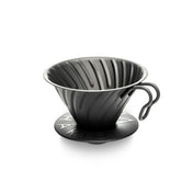 V60 Metal Coffee Dripper 02 - Black - Corkys Coffee