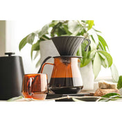 V60 Metal Coffee Dripper 02 - Black - Corkys Coffee
