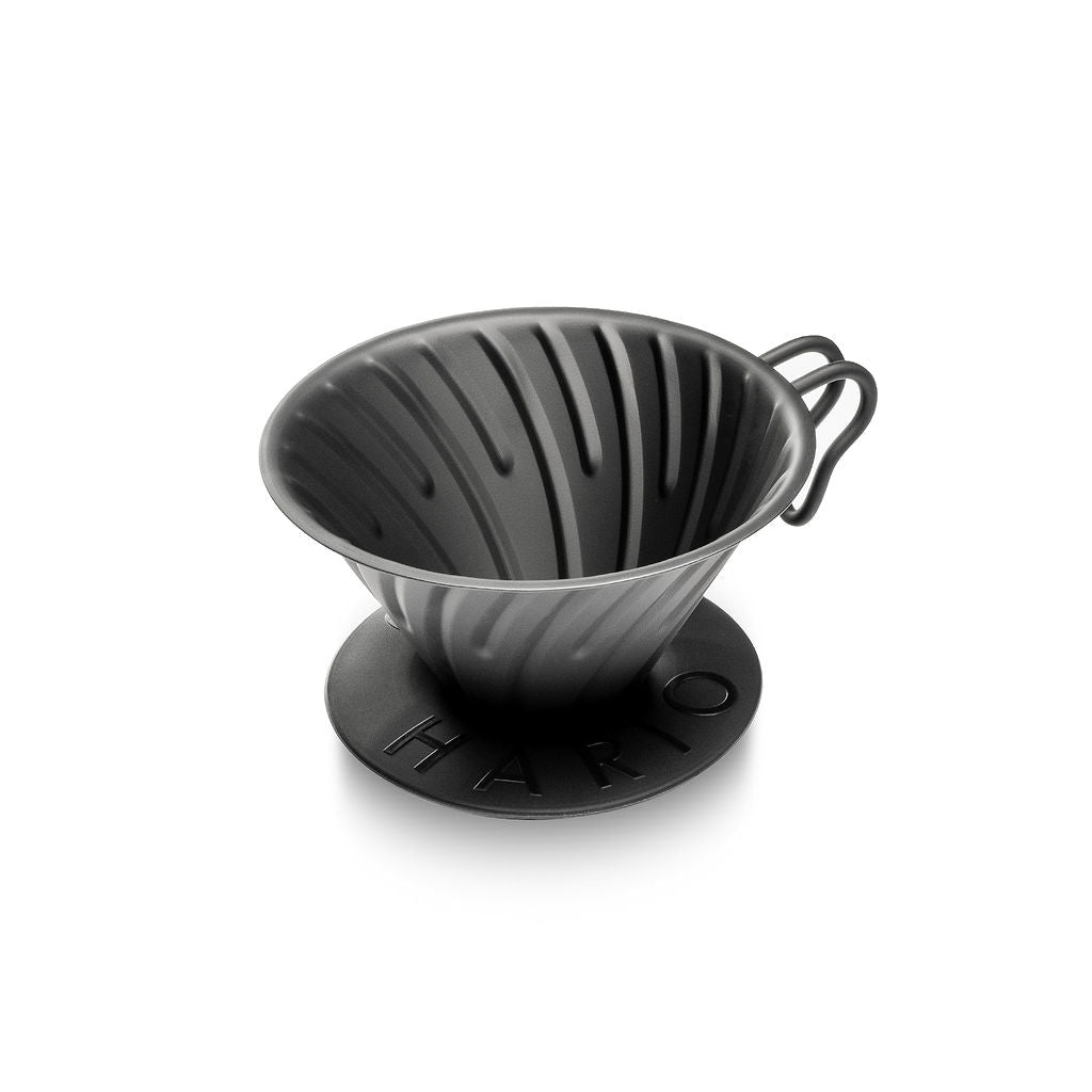 V60 Metal Coffee Dripper 02 - Black - Corkys Coffee