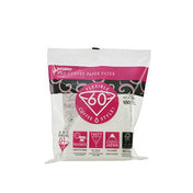 V60 White Paper Filters, Size 01 (100 ct) - Corkys Coffee