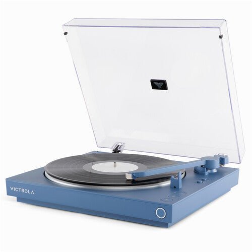 Victrola - Victrola Vpt800blu Automatic Bt Turntable Blue - Corkys Coffee