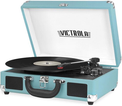 Victrola - Victrola Vsc550bttq Bt Suitcase Turntable Turqse - Corkys Coffee