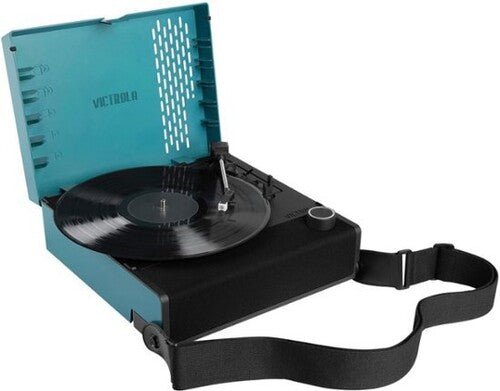 Victrola - Victrola Vsc750sbblu Rev Go Prtbl Turntable Blue - Corkys Coffee