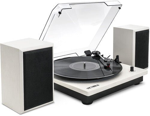 Victrola VM - 135 Montauk Bluetooth Turntable System with Speakers (Black) - Corkys Coffee