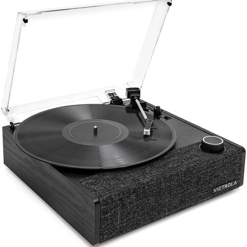 Victrola VTA - 74 Eastwood II Turntable - Dual Bluetooth - 3 Speed - Built - in Speaker (Black) - Corkys Coffee