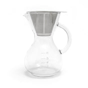 Yama Glass Coffee Drip Pot w/ Glass Handle & Filter Cone - 30oz - Corkys Coffee
