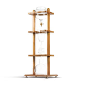 Yama Glass Cold Brew Tower – Bamboo Straight Frame – 6–8 Cup (32 oz) - Corkys Coffee