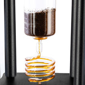 Yama Glass Cold Brew Tower – Black Straight Frame – 25 Cup (100 oz) - Corkys Coffee