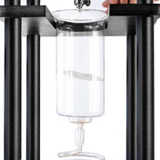 Yama Glass Cold Brew Tower – Black Straight Frame – 25 Cup (100 oz) - Corkys Coffee