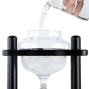 Yama Glass Cold Brew Tower – Black Straight Frame – 6–8 Cup (32 oz) - Corkys Coffee