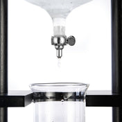 Yama Glass Cold Brew Tower – Black Straight Frame – 6–8 Cup (32 oz) - Corkys Coffee