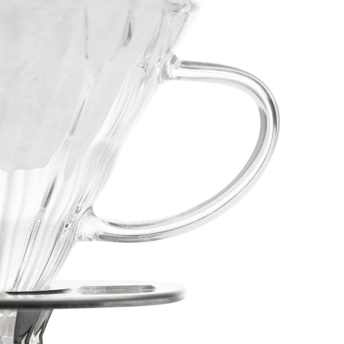 Yama Glass Cone Coffee Dripper - Stainless Steel - Corkys Coffee