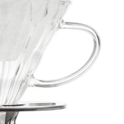 Yama Glass Cone Coffee Dripper - Stainless Steel - Corkys Coffee
