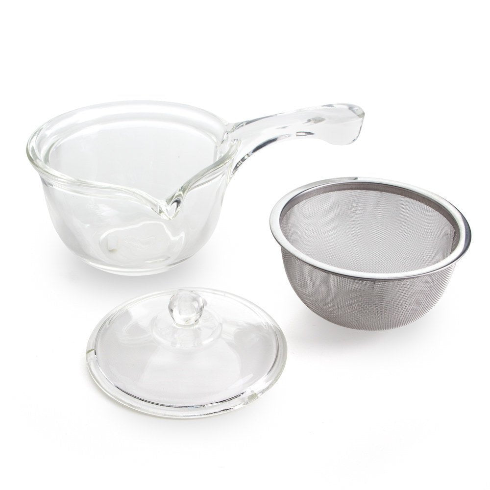 Yama Glass Side Pour Teapot (10 oz) - Corkys Coffee