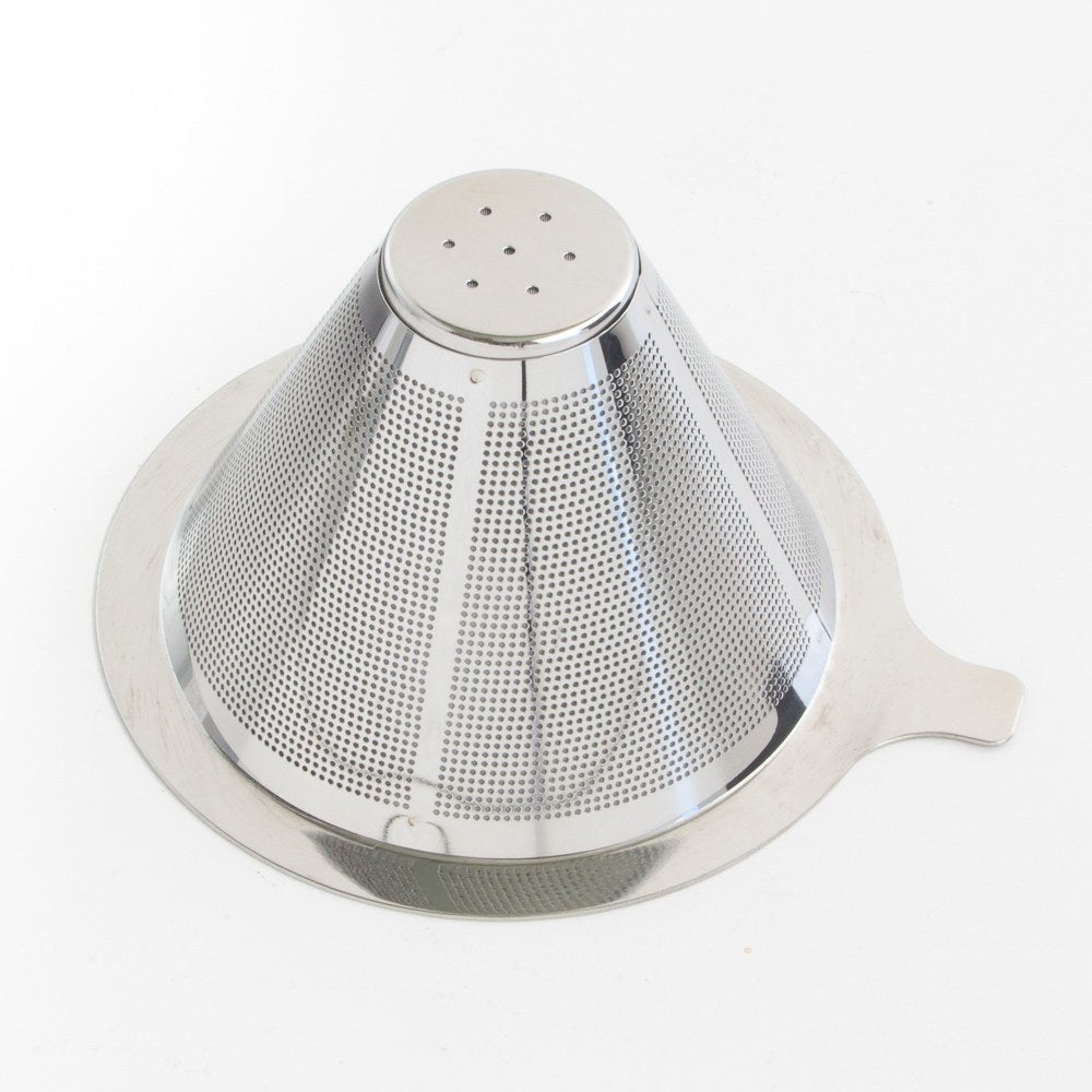 Yama Glass Stainless Steel Filter Cone - Corkys Coffee